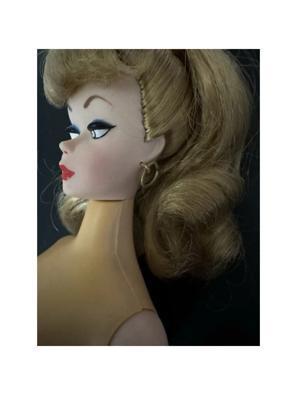 Vintage 1958 Barbie With Black And White Bathing Suit 1993 35th Anniversary